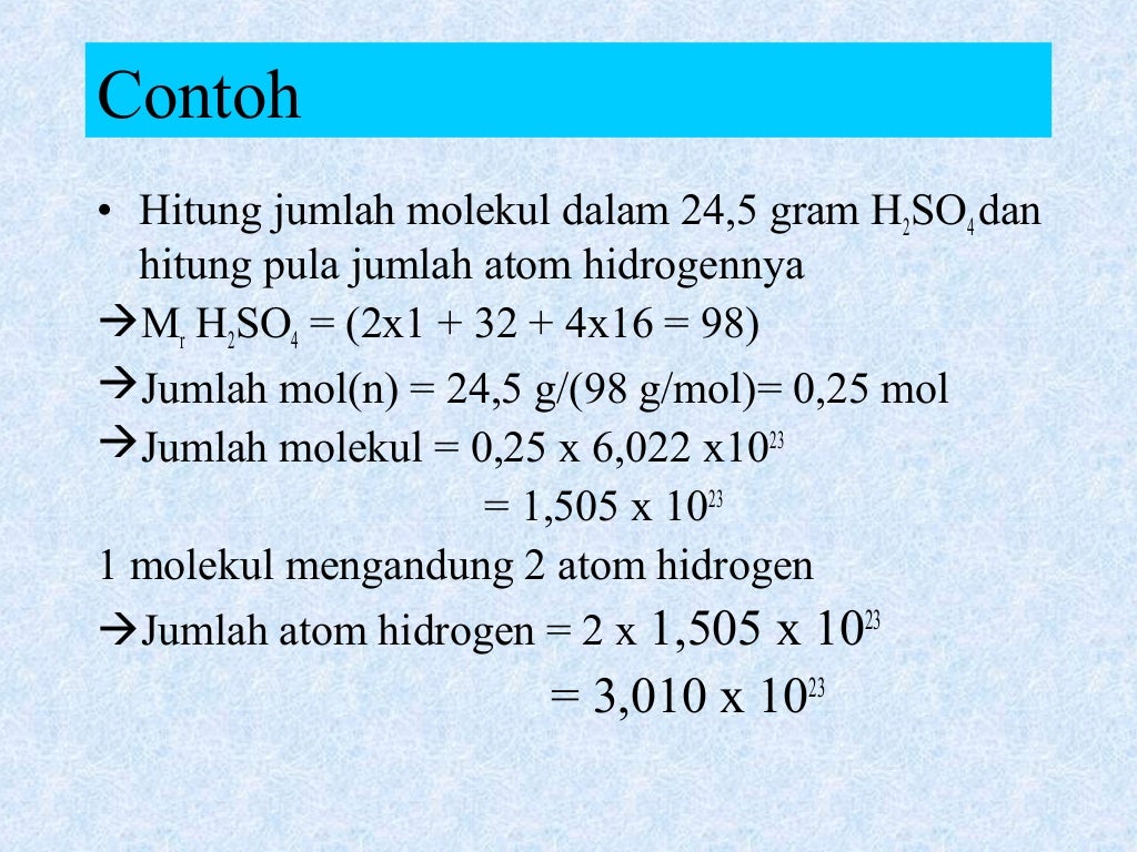 Konsep Mol Konsep Mol