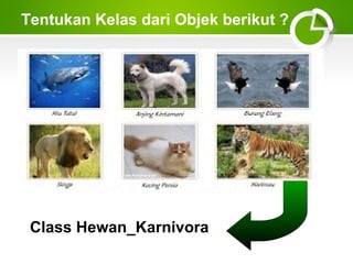 Tentukan Kelas dari Objek berikut ?

Class Hewan_Karnivora

 
