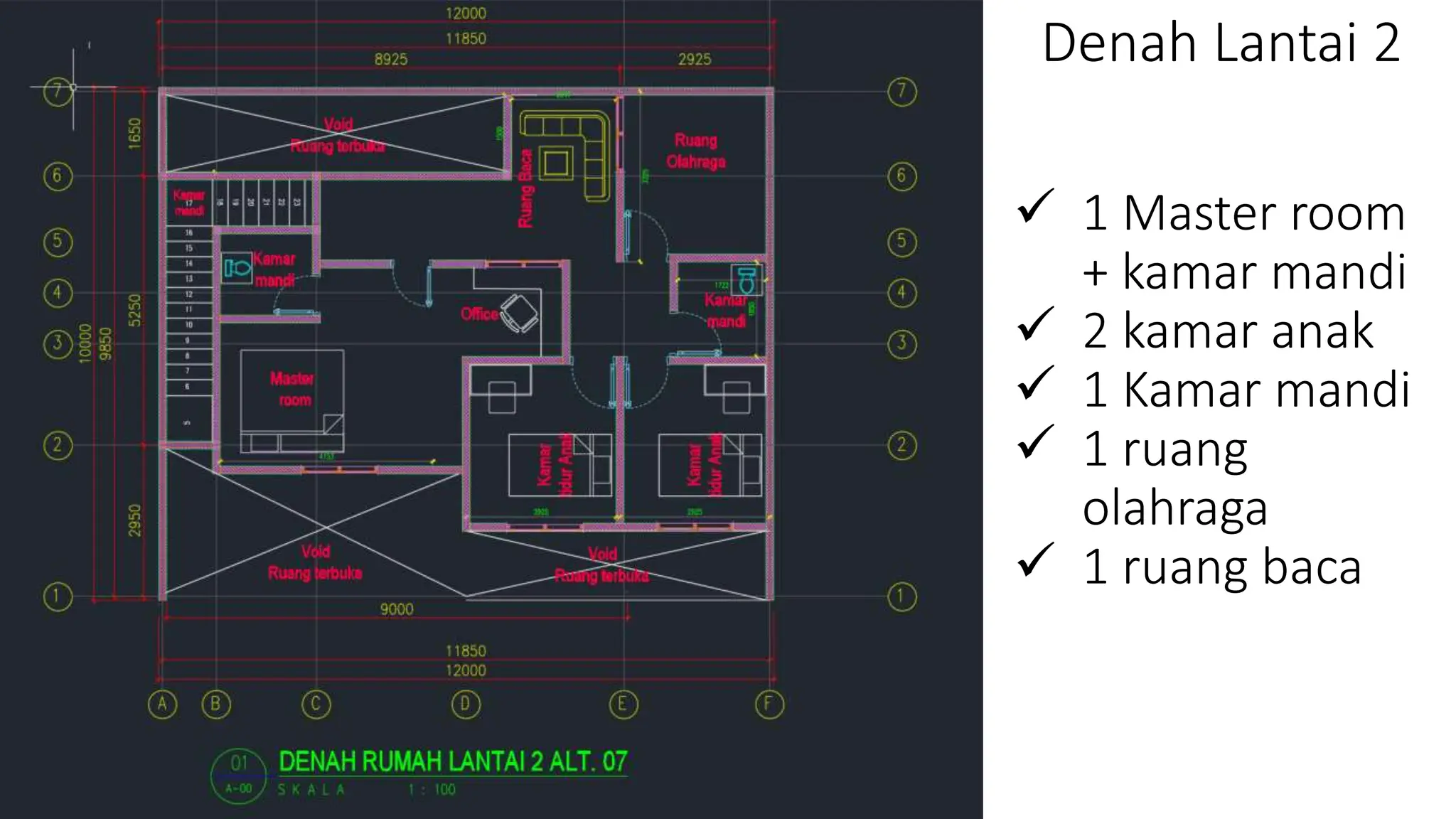 Denah rumah open space untuk luas tanah 12mX10m.pptx