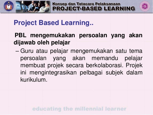 Konsep Project Based Learning