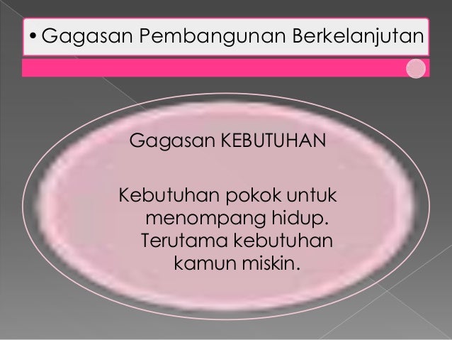 Konsep pembangunan berwawasan lingkungan