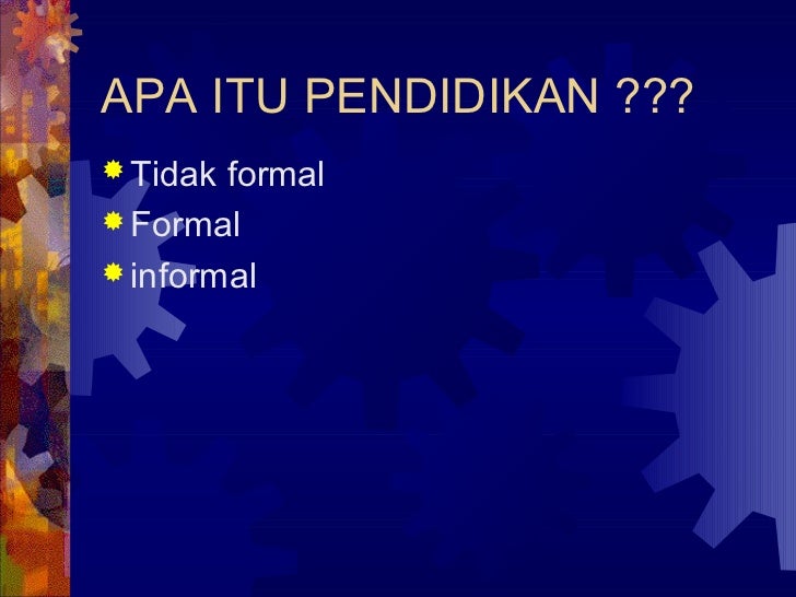 Pendidikan Informal Wikipedia Bahasa Indonesia