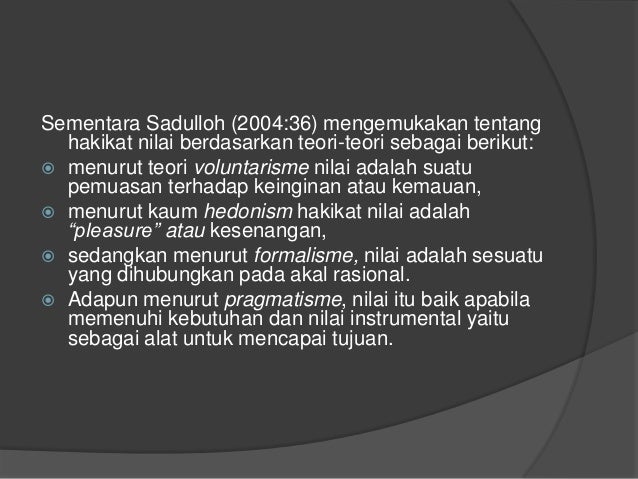 Pendidikannilai Konsep Dasar Dan Filosofi Pendidikannilai