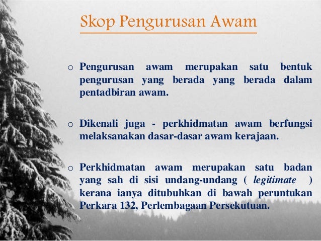 Konsep Pentadbiran Awam Swasta