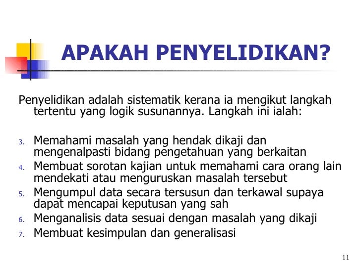 Konsep Kaedah Penyelidikan