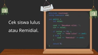 Comprehensive Guide to Conditional Statements in C++ Programming | PPTX