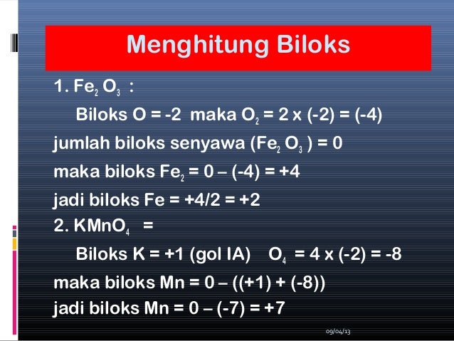 Konsep redox reaksi oksidasi reduksi