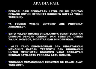 Konsep sistem fail | PPT
