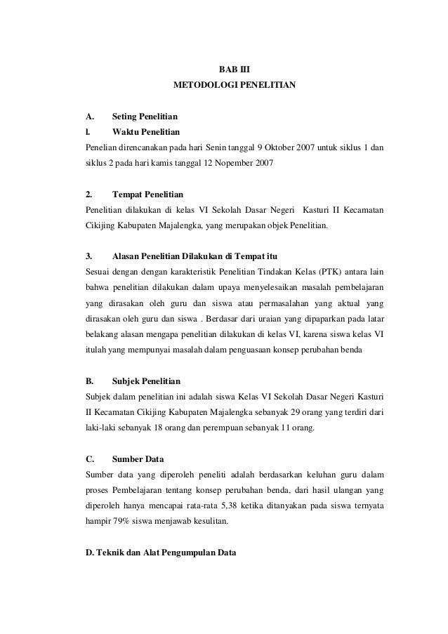 Skripsi Bab 3 Ptk Ide Judul Skripsi Universitas