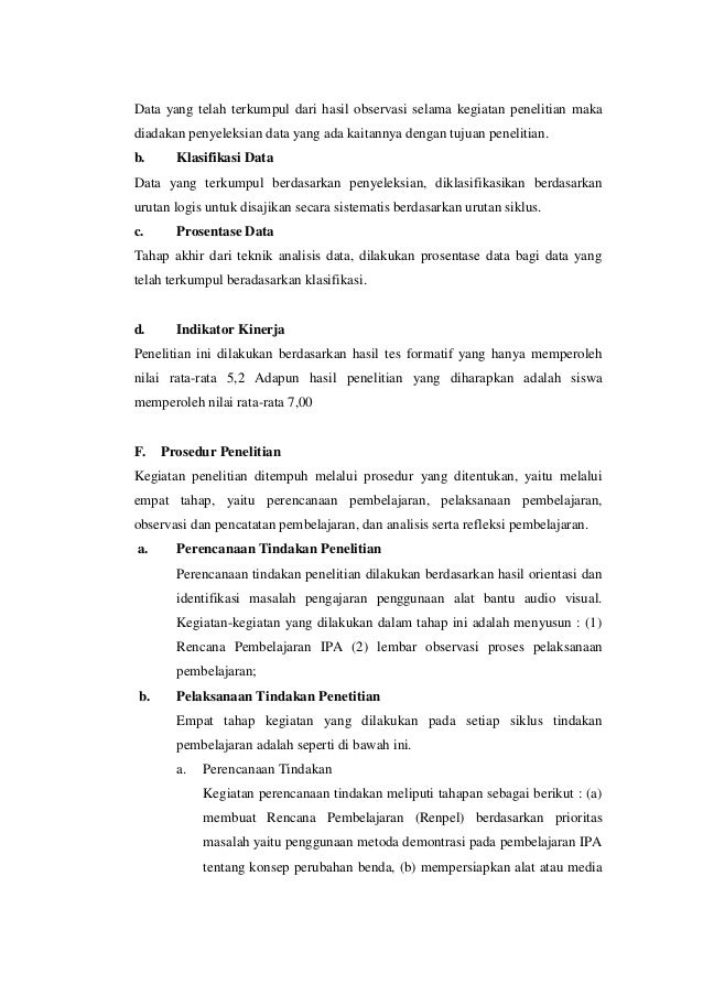 Konsep teori dan contoh PTK