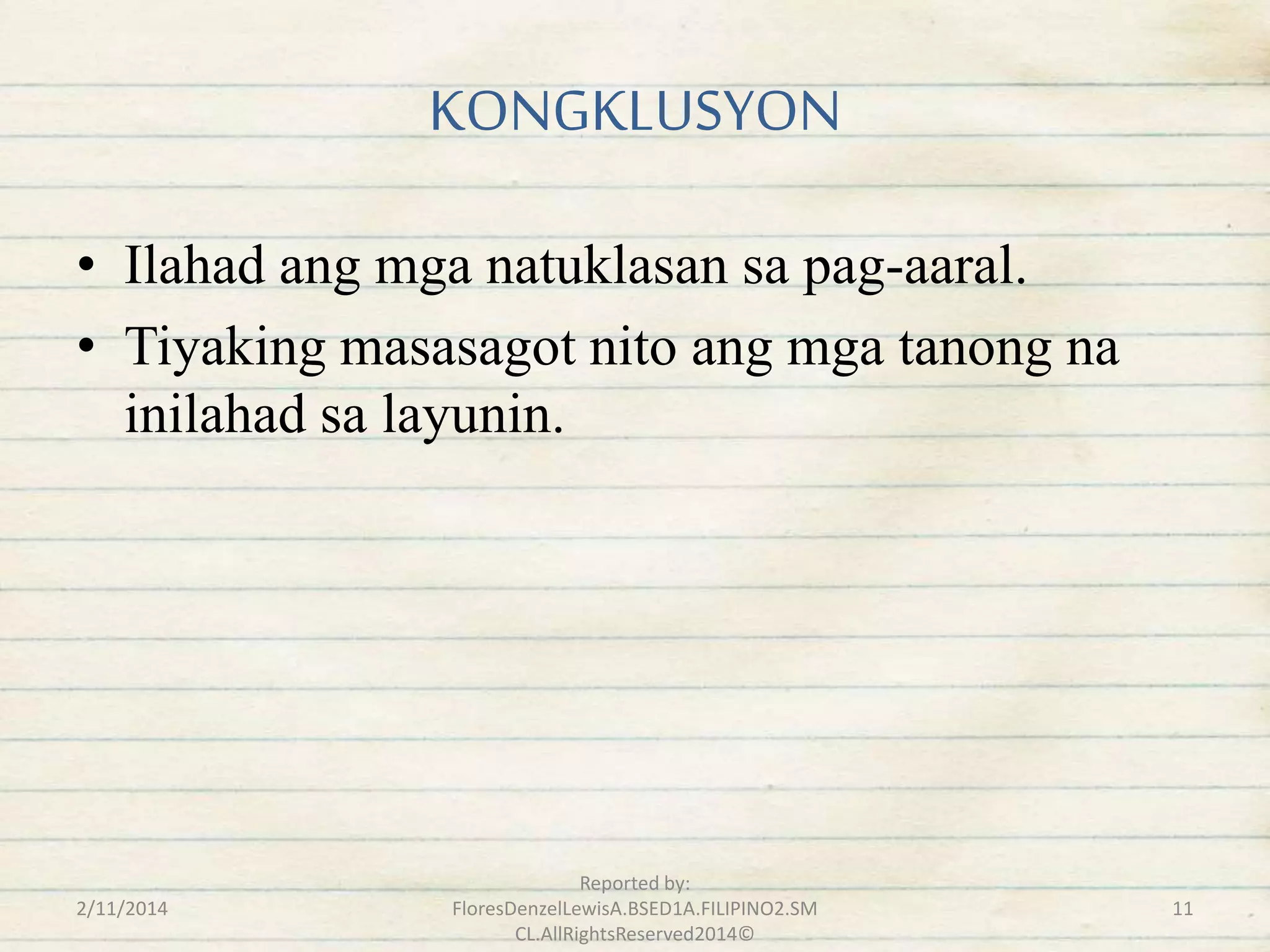 Konseptong papel. filipino | PPTX
