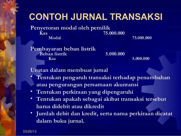 Konsep umum akuntansi