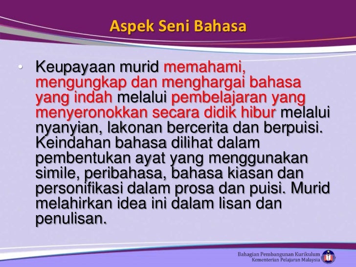 Konsep umum kssr bm Konsep umum kssr bm