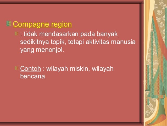 Konsep Wilayah dan Pusat Pertumbuhan