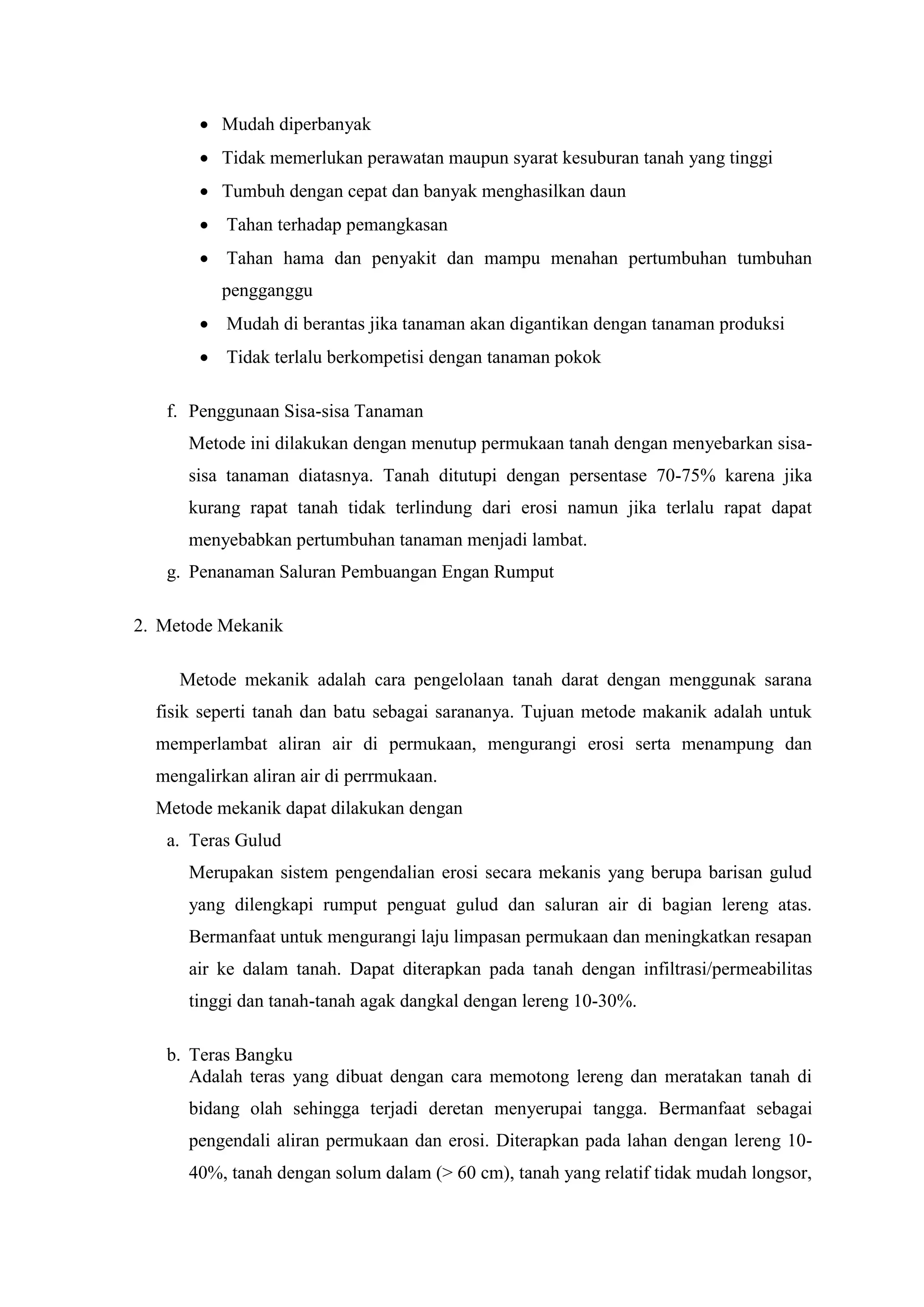 Konservasi tanah dan air | PDF