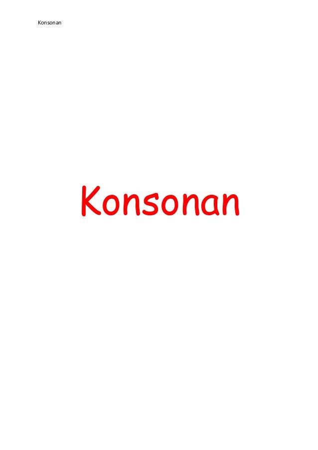 Konsonan