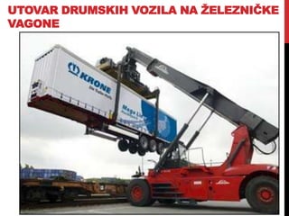 UTOVAR DRUMSKIH VOZILA NA ŽELEZNIČKE
VAGONE
 