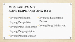 Kontemporaryong Isyu