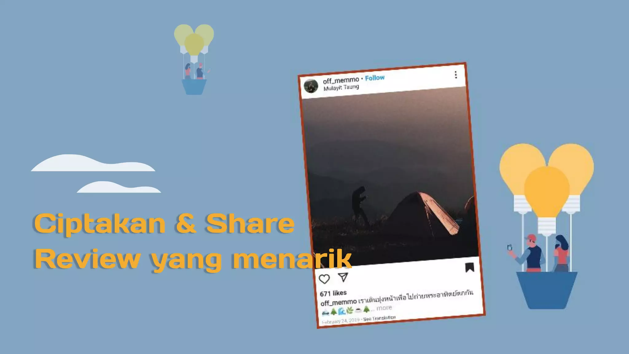 Ciptakan & Share
Review yang menarik
 