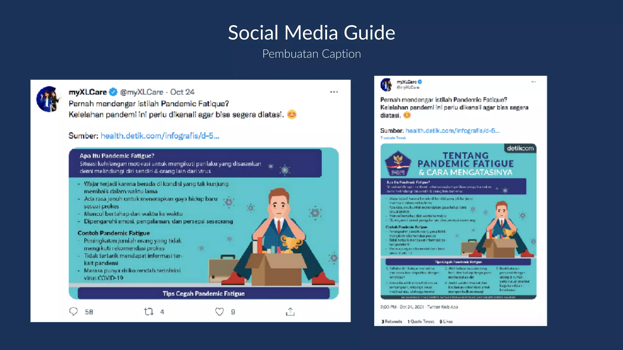 Pembuatan Caption
Social Media Guide
 