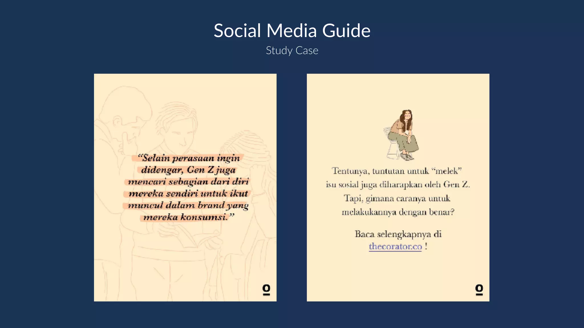 Study Case
Social Media Guide
 