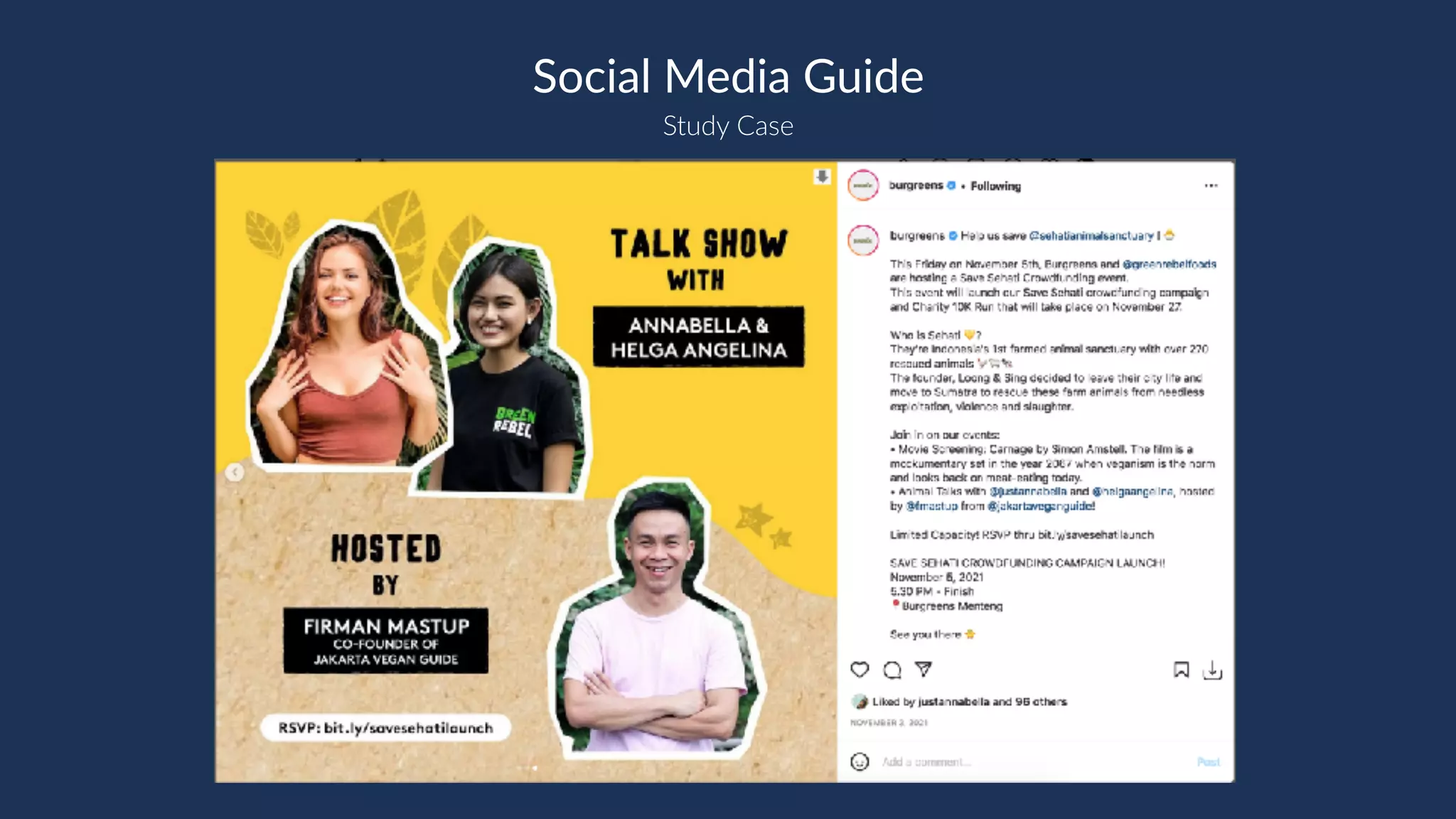 Study Case
Social Media Guide
 