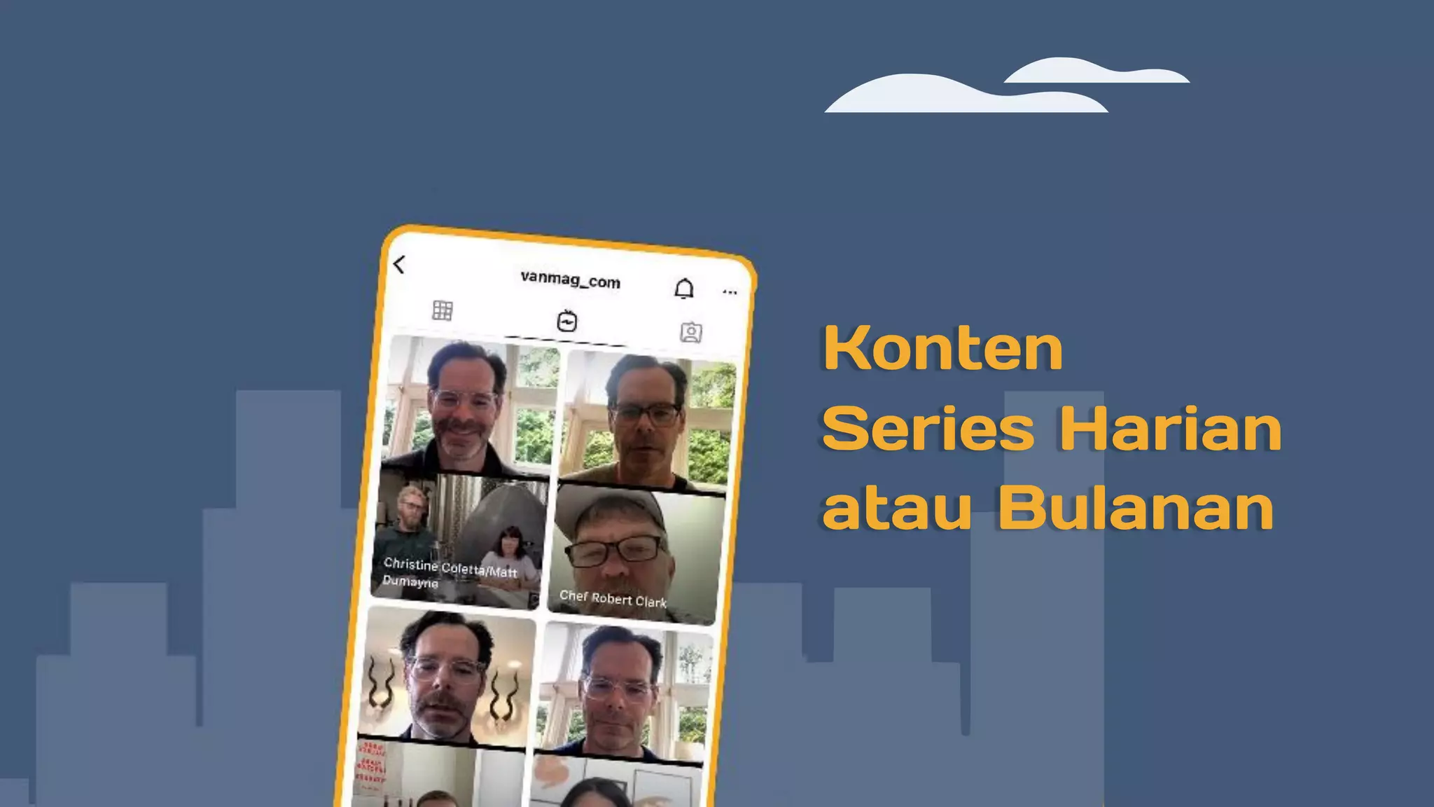 Konten
Series Harian
atau Bulanan
 