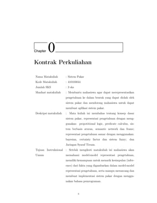 Kontrak sistem pakar | PDF