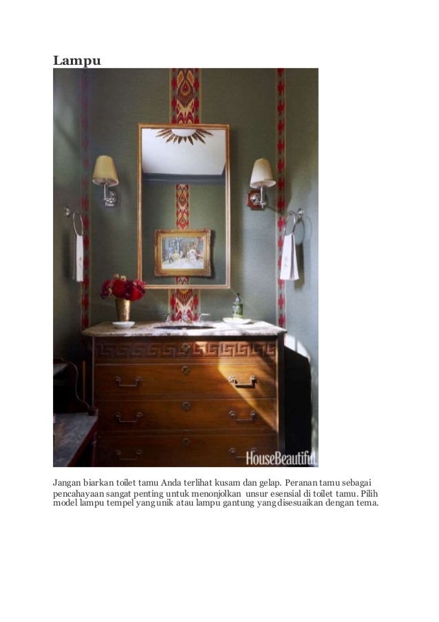 Kontraktor rumah jogja Desain Powder Room Untuk Rumah 