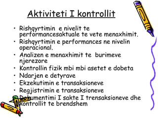 Kontrolli dhe auditmi i brendshem | PPT