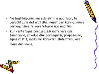 Kontrolli dhe auditmi i brendshem | PPT