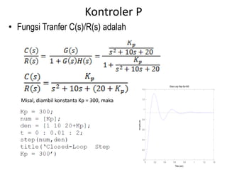 Kontrol pid dengan matlab | PPTX