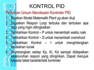 Kontrol pid dengan matlab | PPTX