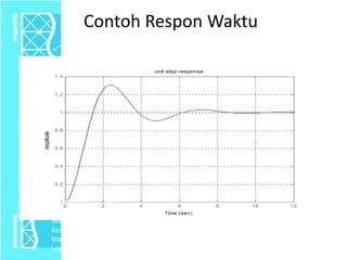 Pid Dengan Matlab Kontrol pid dengan matlab | PPTX