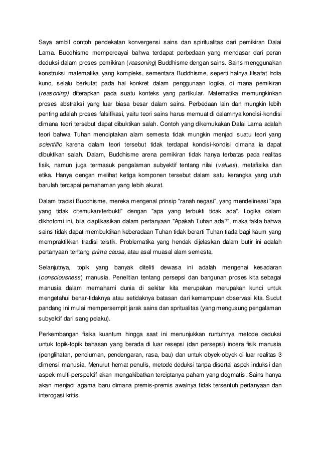 Konvergensi sains dan_spiritualitas