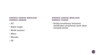 Konversi energi | PPT