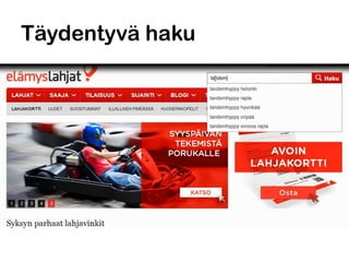 Täydentyvä haku
 