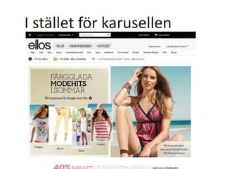 I stället för karusellen
 