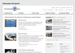 Zielgruppen-Navigation




                         44
 