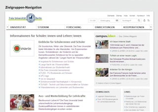 Zielgruppen-Navigation




                         46
 