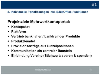 1. TELERATE-Web-Portale: Online RechnungMeine EVN-Statistik-BeispielKONZEPTUM GmbH15