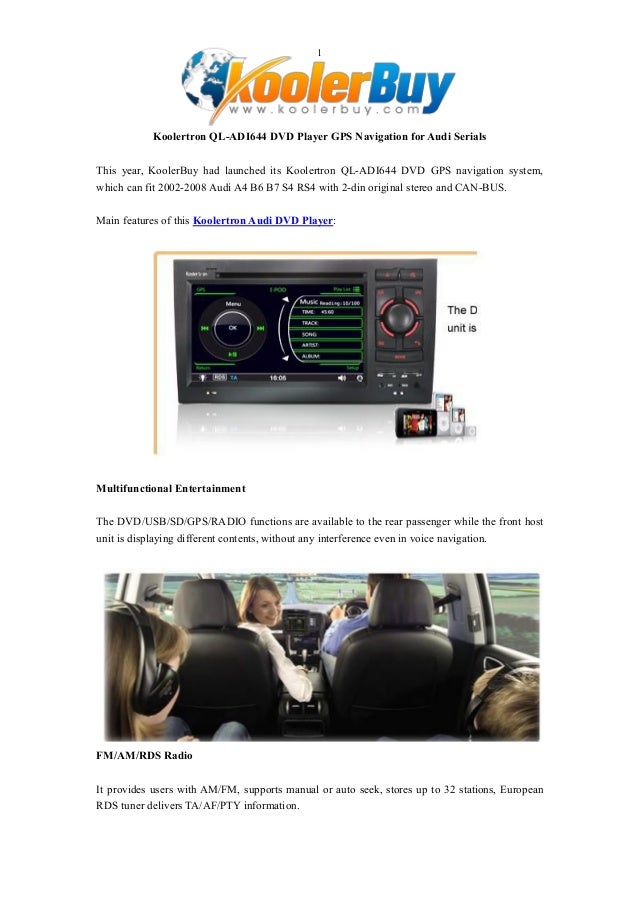 System Audio Auto Audi A4 B6