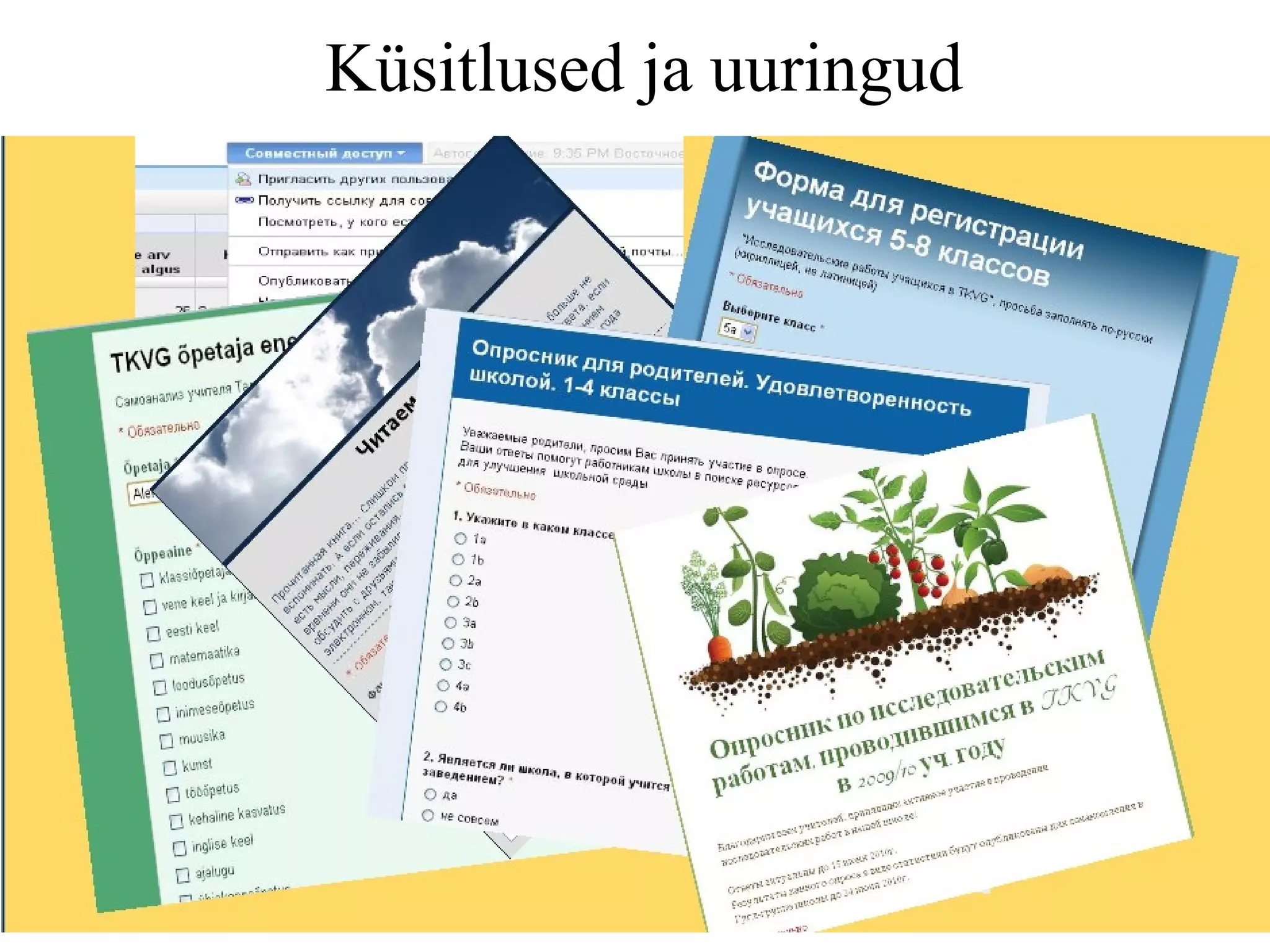 Küsitlused ja uuringud 