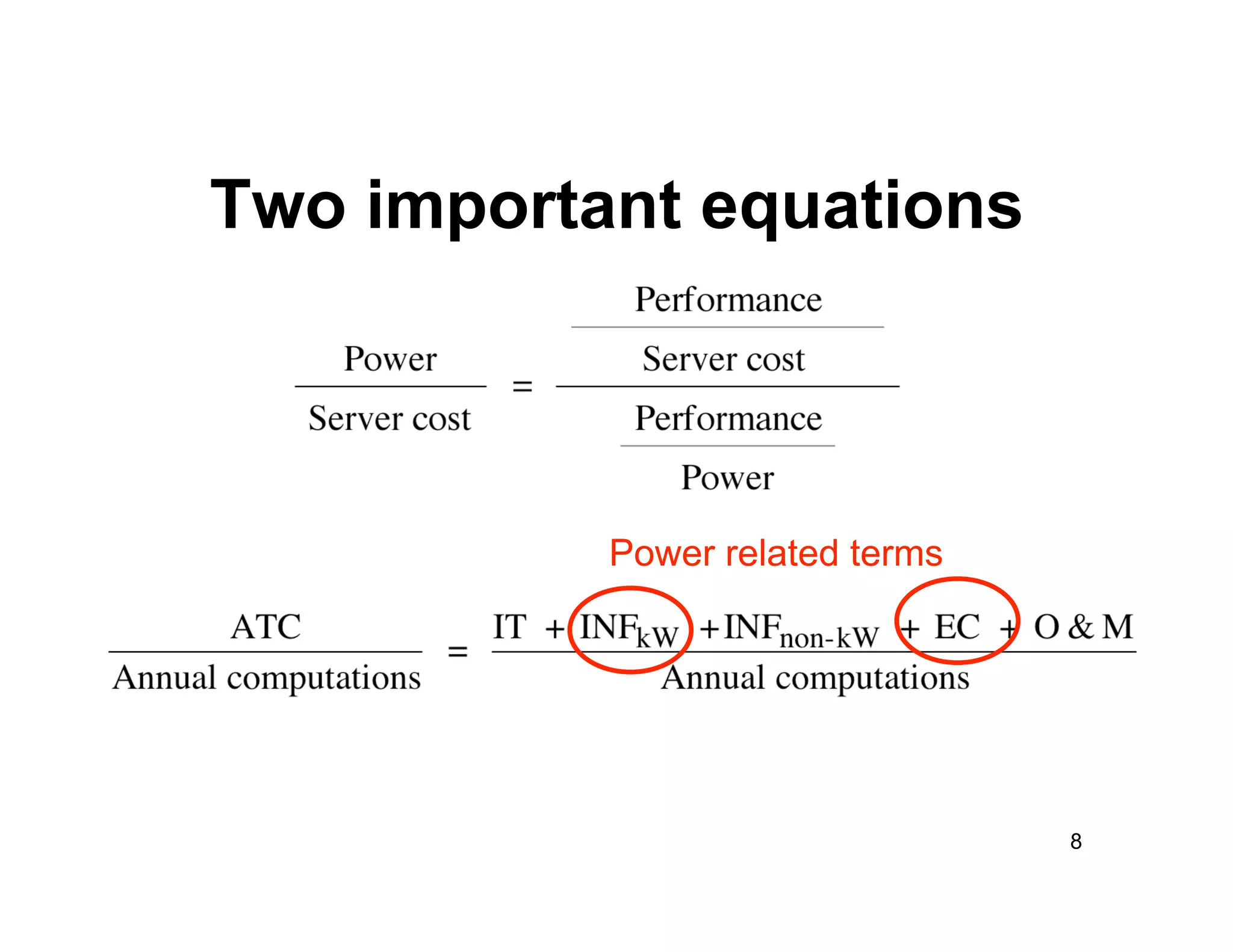 Two important equations



           Power related terms




                                 8
 