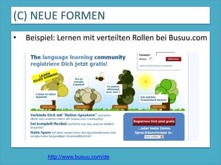 (C) NEUE FORMENBeispiel: Frage-Antwort-Forenhttp://www.wer-weiss-was.de/