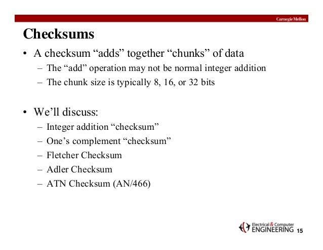 data integrity techniques aviation best practices for crc checksum how checksum works