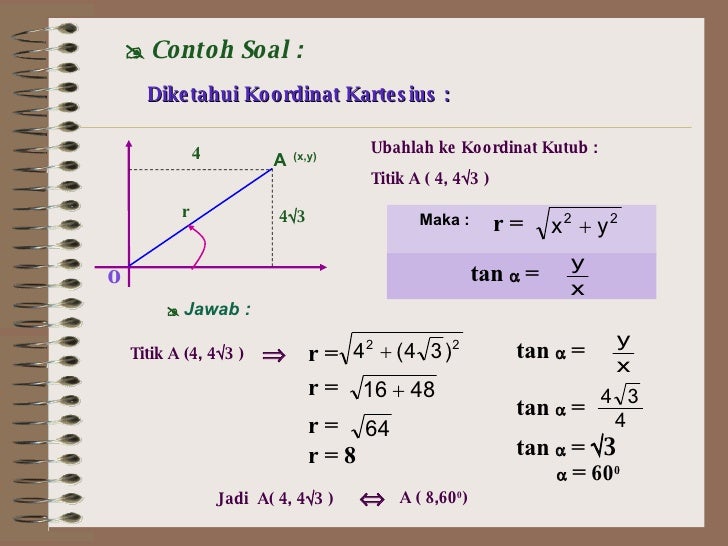 Contoh Soal Koordinat Kartesius Dan Penyelesaiannya Kelas 8 - Contoh