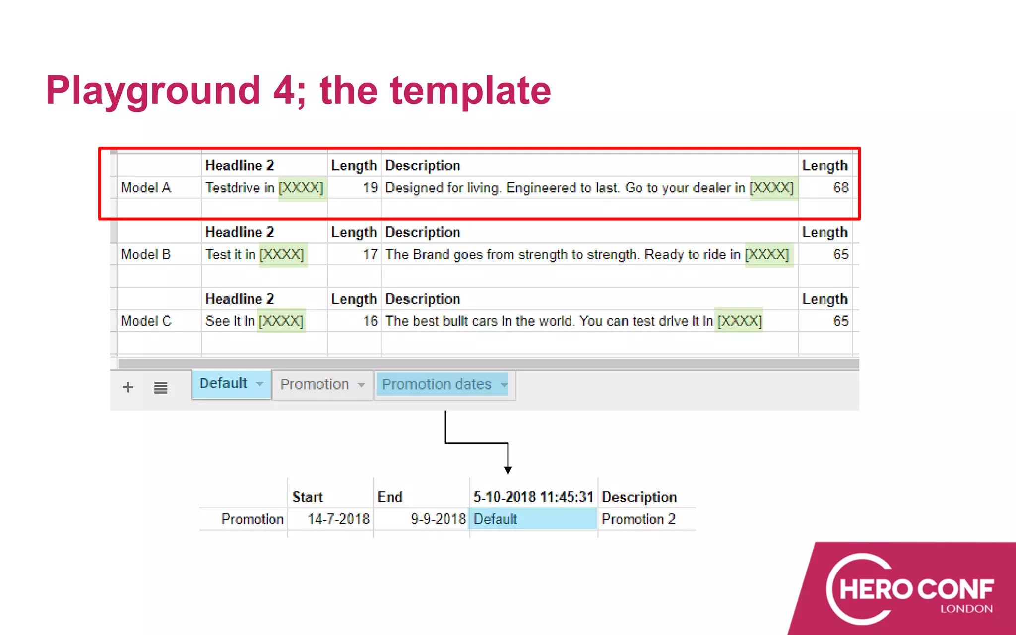Playground 4; the template
 