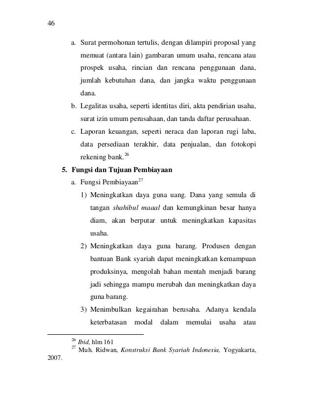 Koperasi syariah dan pembiayaan