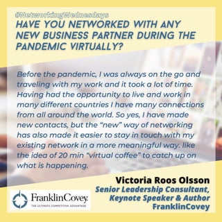 #NetworkingWednesdays
#NetworkingWednesdays
 